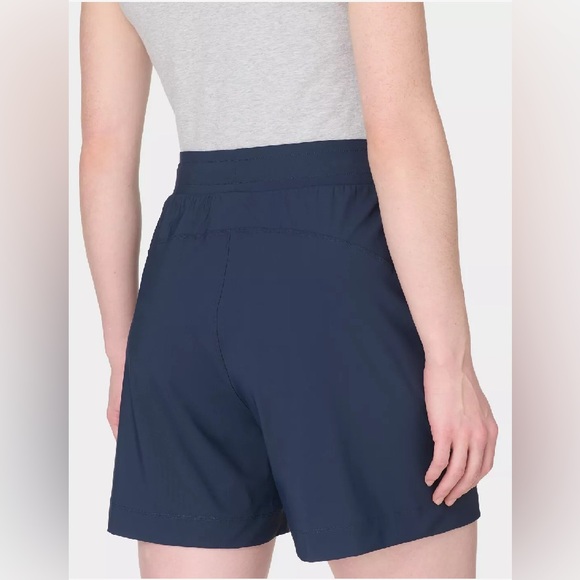 SWEATY BETTY Navy Blue Explorer 5.5” Shorts Size 8 - Picture 4 of 16